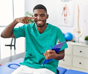 Professional physiotherapy session